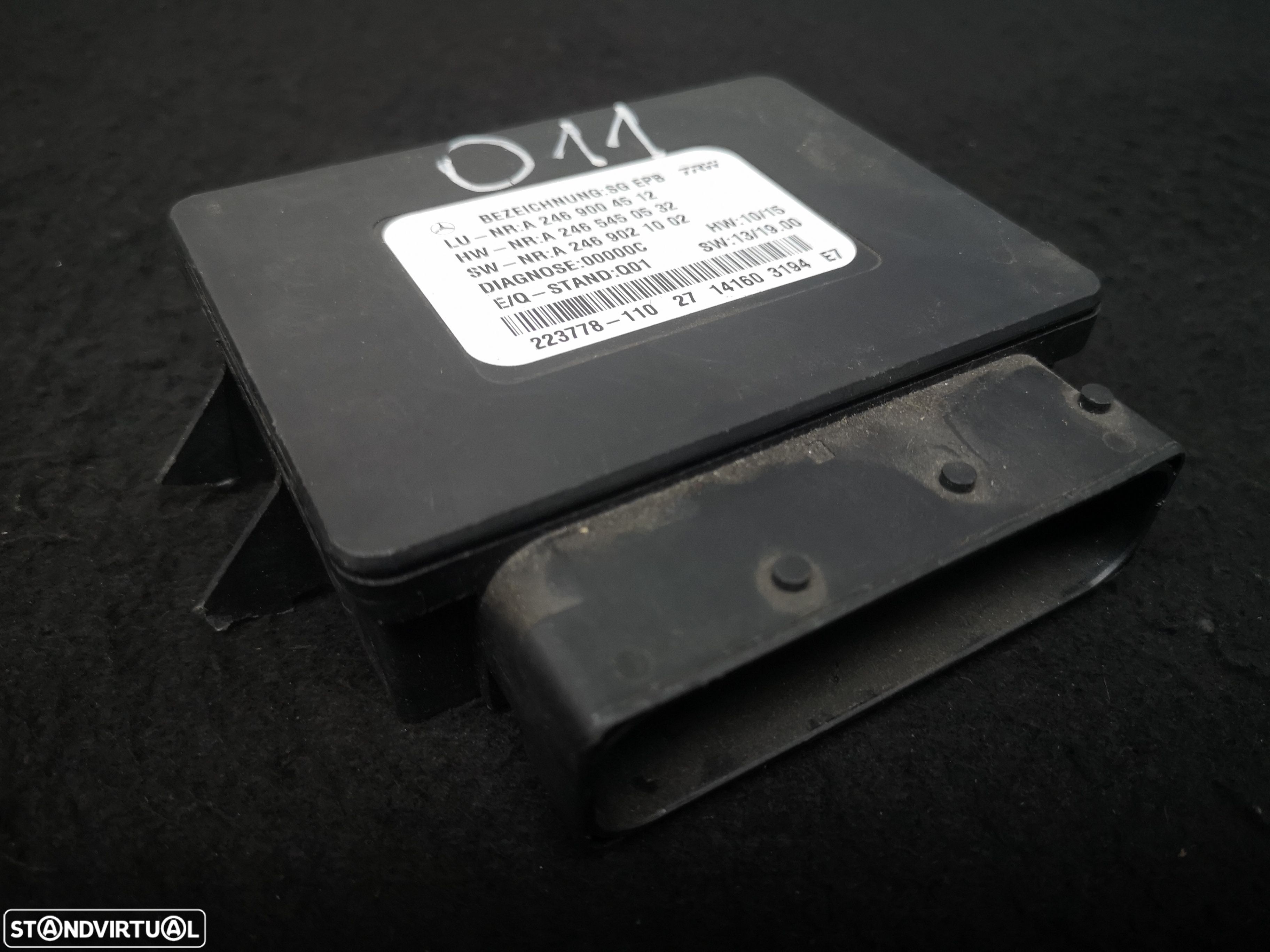 Centralina Módulo travão de mão Mercedes class a b cla gla W117 W176 w246 2014-2017 (2x no estoque) - 1
