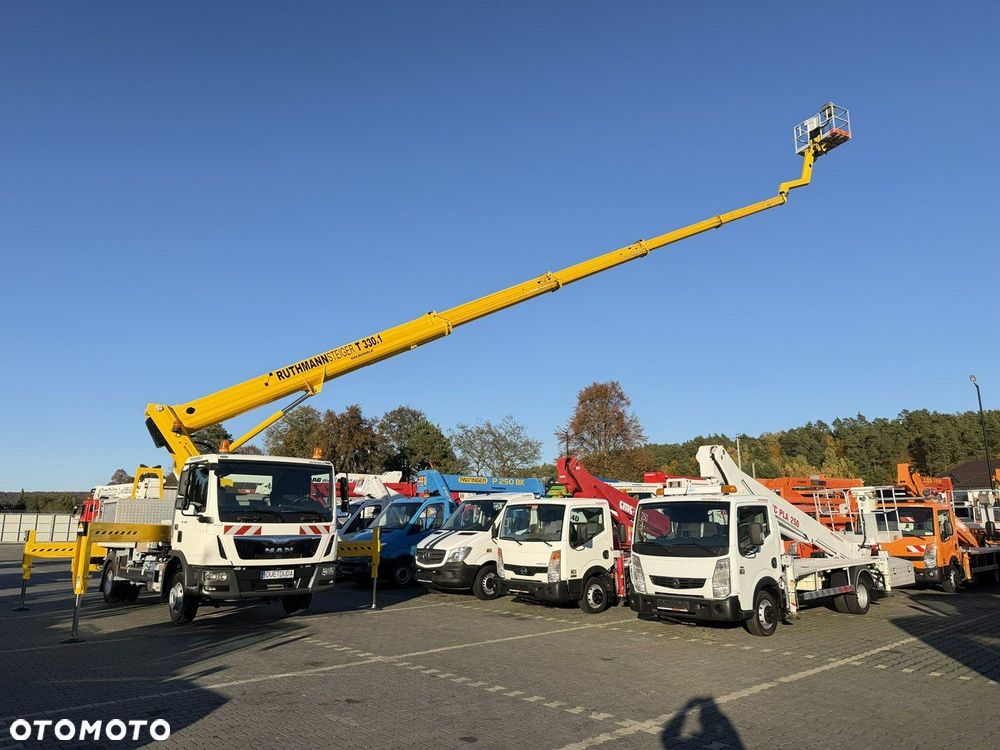 MAN TGL 7.150 Zwyżka Ruthmann T330 33-Metry w bok 21m Mały przebieg - 3