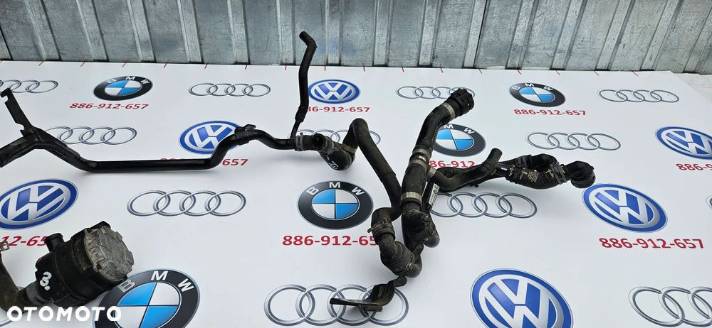 VW Passat B8 VW Arteon 2.0 TDI 240 KM CUA  Elektryczna pompa cieczy chłodzące Dodatkowa pompka wody 7P0965567 Przewód wody Rura wąż Magistrala wodna 03N121065J - 12