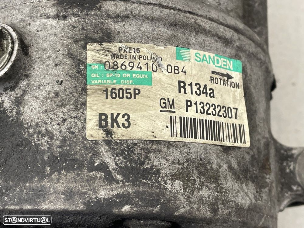 Compressor de ar condicionado Usado OPEL INSIGNIA A 2.0 CDTI REF. P13232307 MOTO... - 5