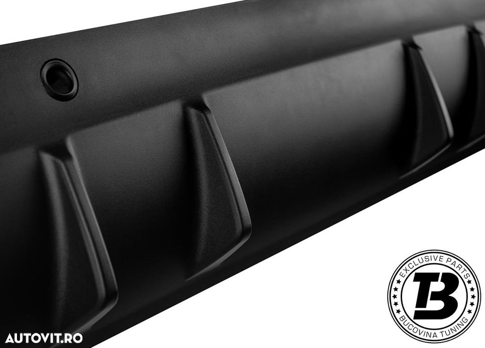 Difuzor Bara Spate cu Ornamente compatibil cu Mercedes CLS C257 CLS53 Design - 3