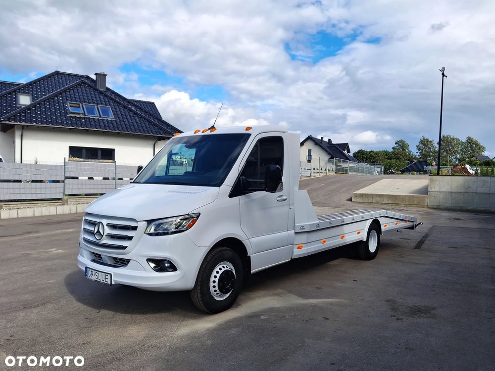 Mercedes-Benz Sprinter 519 3500 Kg DMC Laweta Autolaweta Pomoc Drogowa Silnik 3.0 V6 Koła Bliźniacze Wersja Kamper Obracane Fotele 3 Miejsca Elektryczne Fotele Z Pamięcią Nawigacja Łopatki F1 Światła Full Led - 3