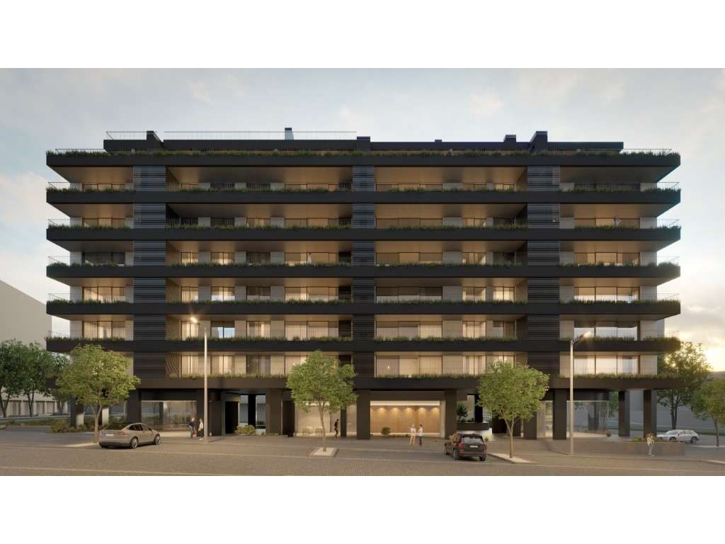 Apartamento T3, novo, varanda com churrasqueira e lavandaria; pisci... - Grande imagem: 2/16