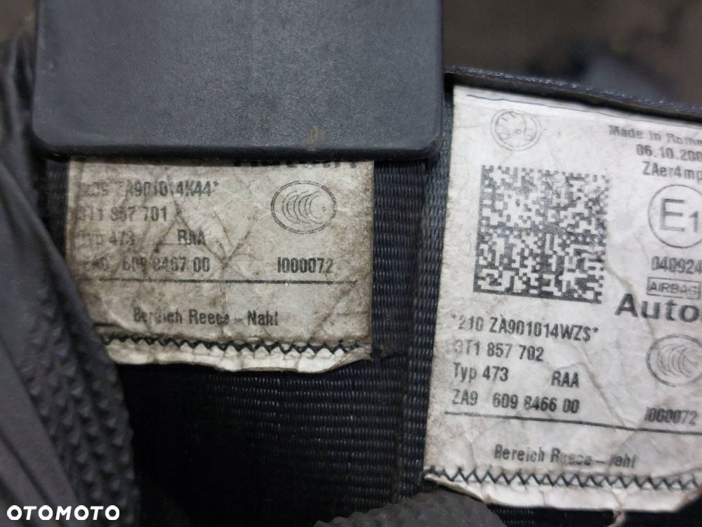 ZESTAW AIRBAG KOKPIT DESKA MODUŁ PODUSZKI PASY SKODA SUPERB II - 9