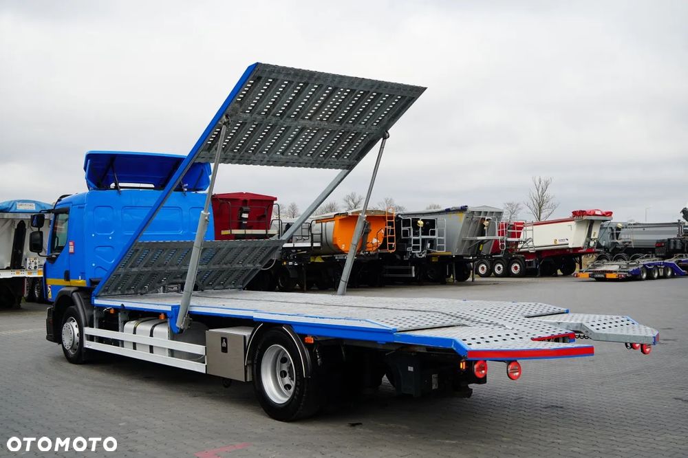 Renault D WIDE 380 DE11 / 4X2 / LAWETA 8 M / AUTOTRANSPORTER / PODEST / WYCIAGARKA / - 5