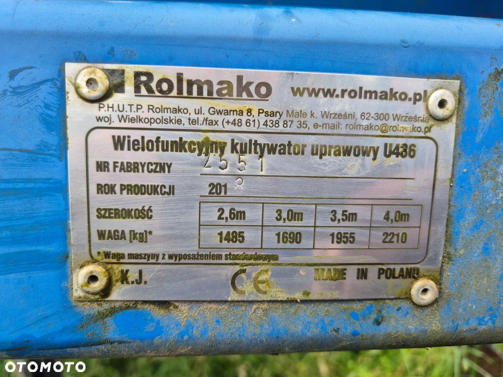 Rolmako U436 - 5
