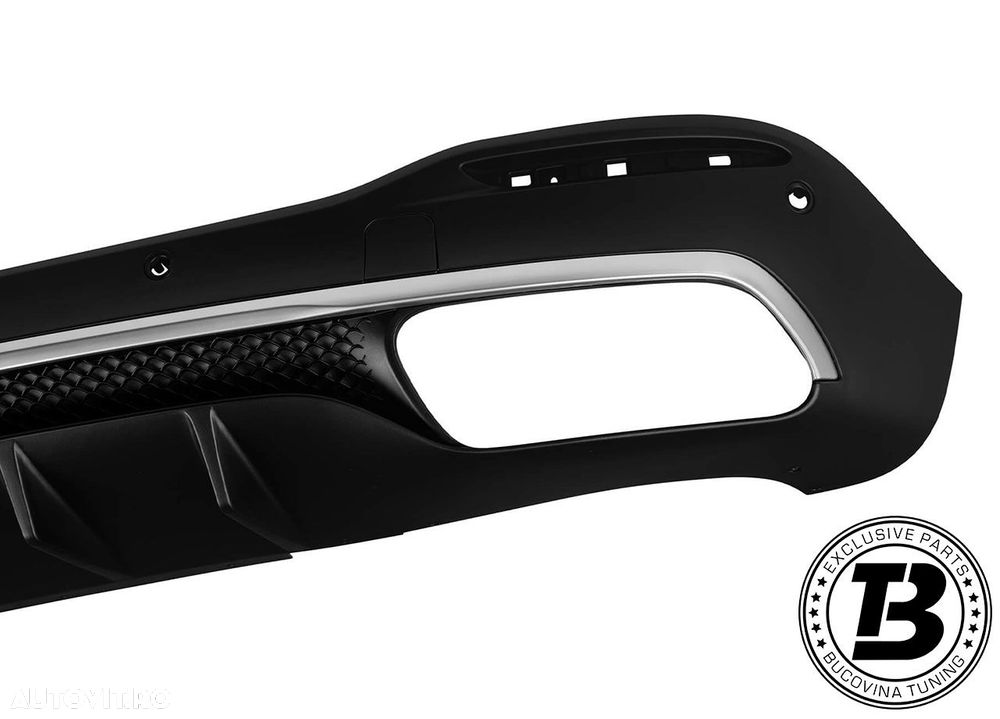 Difuzor Bara Spate cu Ornamente compatibil cu Mercedes GLS X167 GLS 63 Design - 6