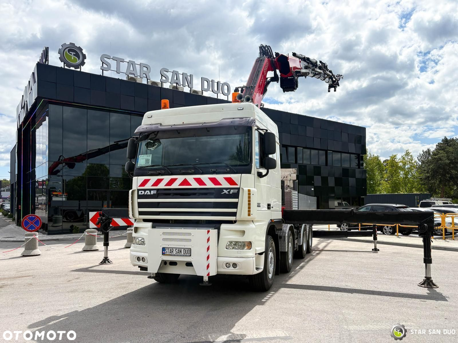 DAF XF 105.510 8x4 FASSI F800 XP Żuraw Siodło Wciągarka - 6