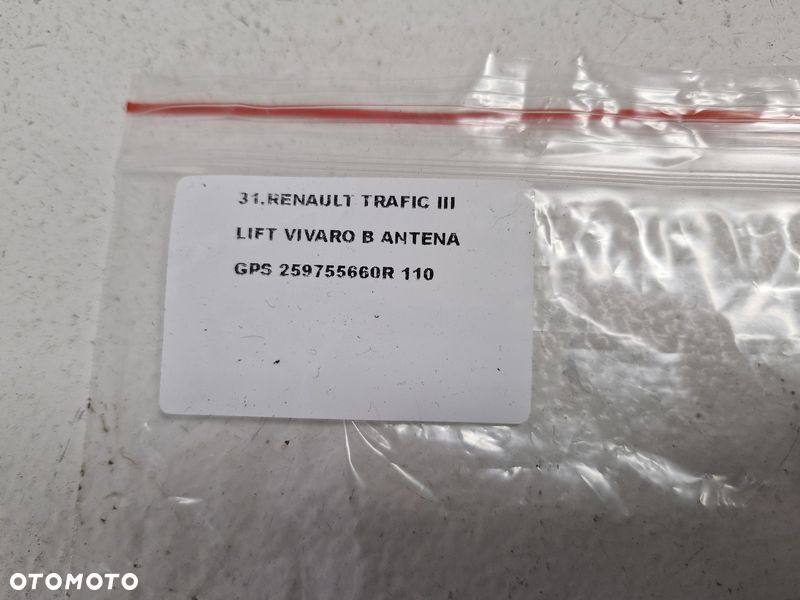 RENAULT TRAFIC 3 III VIVARO B ANTENA GPS 259755660R - 5