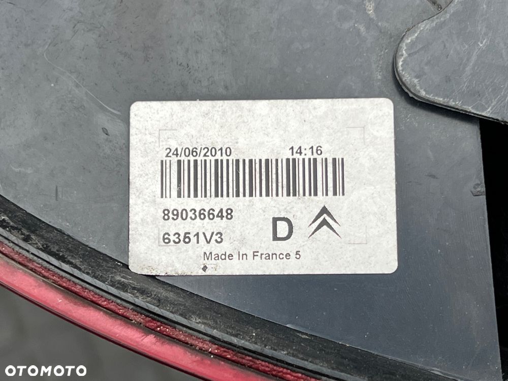 CITROEN C5 I LIFT LAMPA PRAWY TYŁ TYLNA 89036648 - 3