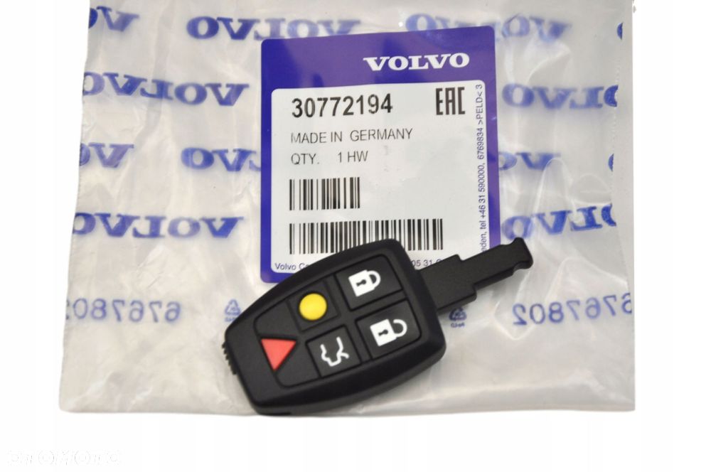 VOLVO C30 C70 kluczyk pilot do zaprogramowania OE 30772194 - 1