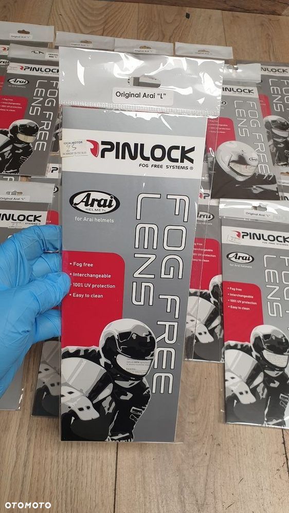 Pinlock Arai L folia przeciw parowaniu szyby kasku - 4