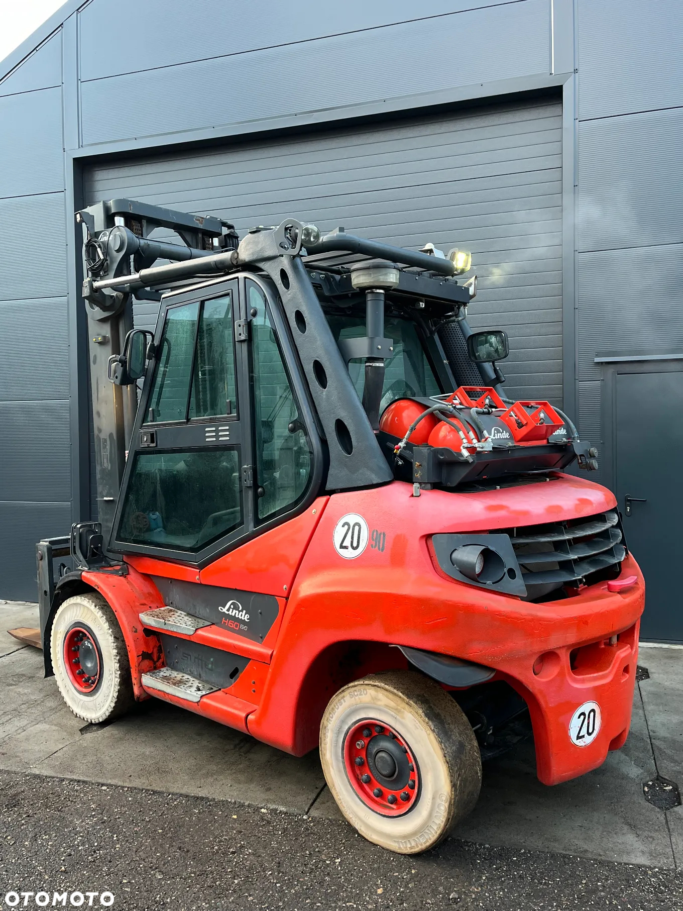 Linde H60-T 396-03 Gaz Kabina Klima Pozycjoner Przesuw boczny - 12