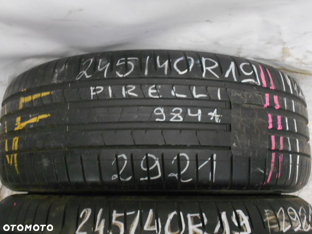 OPONY 245/40R19 PIRELLI PZERO DOT 2921 / 0420 6.6MM - 3