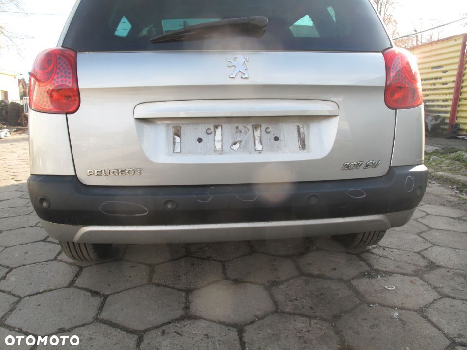 Zderzak tył PEUGEOT 207 SW ETSC