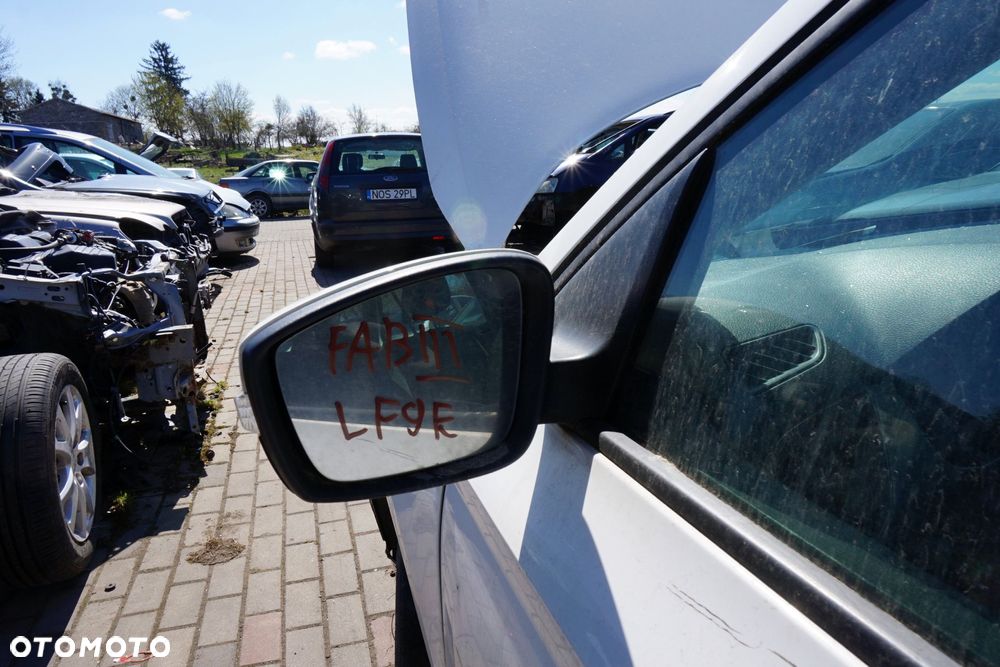 LUSTERKO ELEKTRYCZNE LEWE FABIA III NJ3 LF9E 6V1857507C BIAŁY SKODA 2014-2018 - 3
