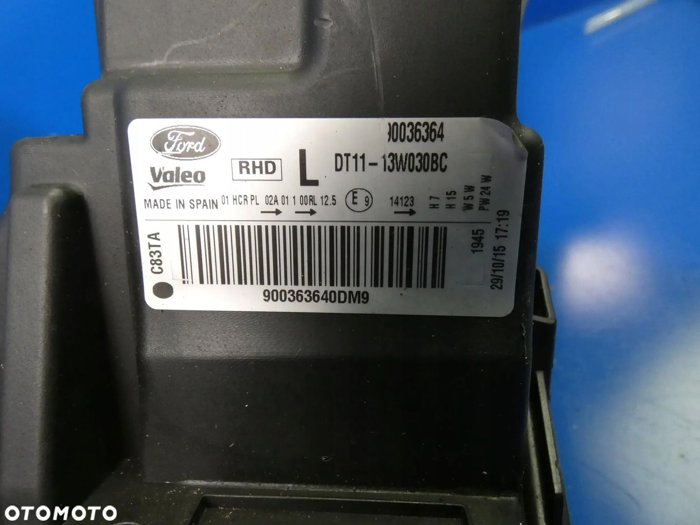 Ford Transit CONNECT TOURNEO LAMPA LEWY PRZÓD ANGLIK - 4