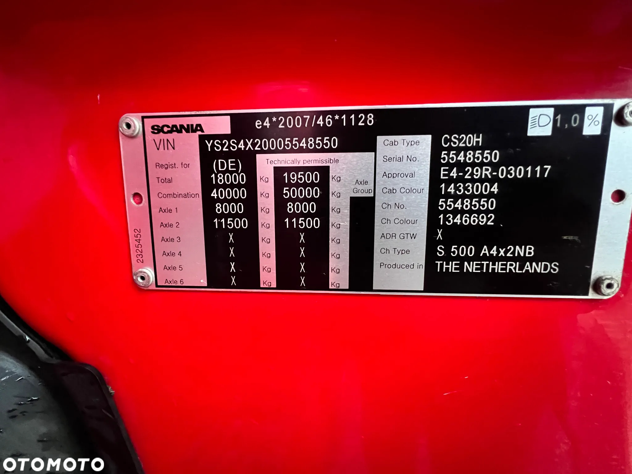 Scania S500 Pełna opcja cały na poduszce z Niemiec scania idealny stan - 29