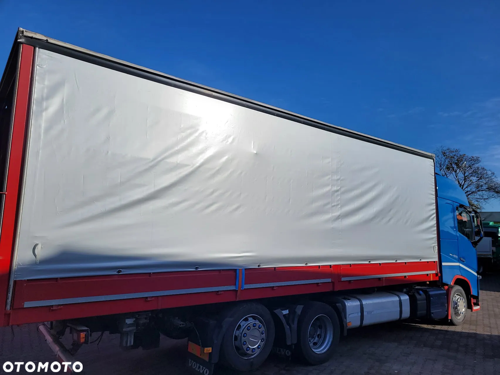 Volvo FH ;  firanka napojówka * przewierty * 6x2 * bdf * - 5