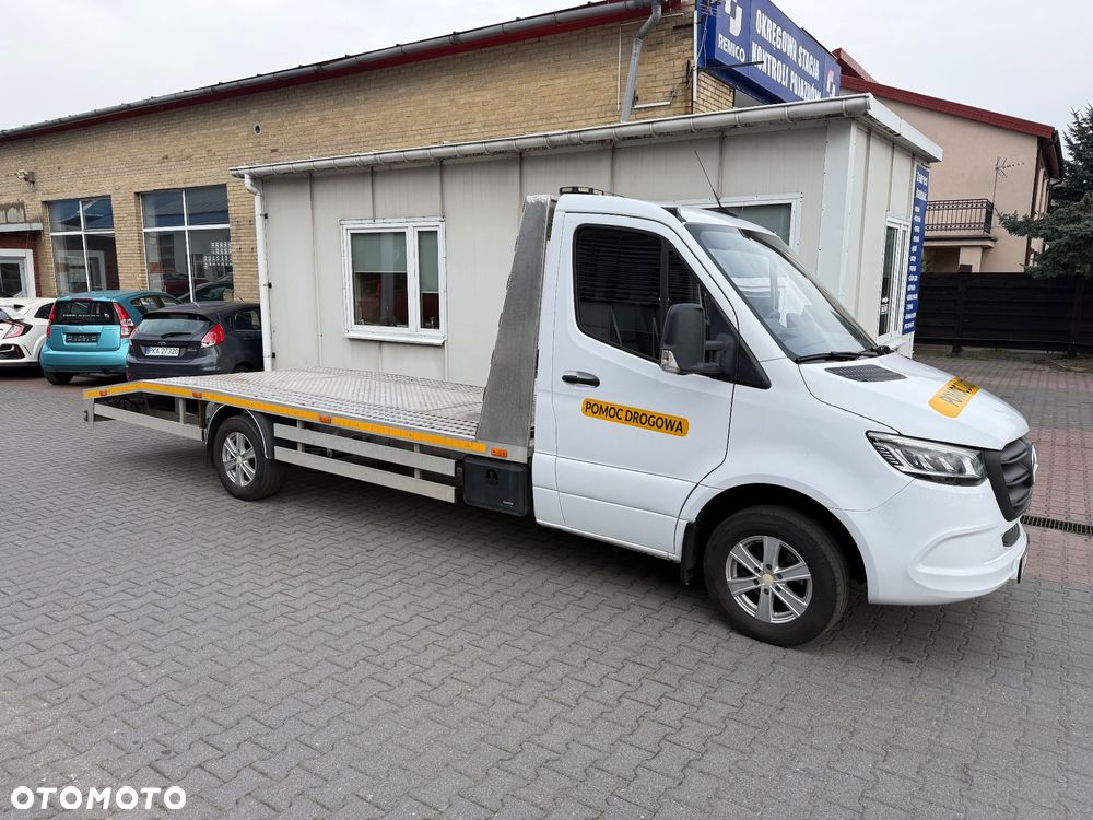 Mercedes-Benz SPRINTER 317 SPECJALNY Pomoc drogowa poduszki najazd platforma do przewozu pojazdów - 39