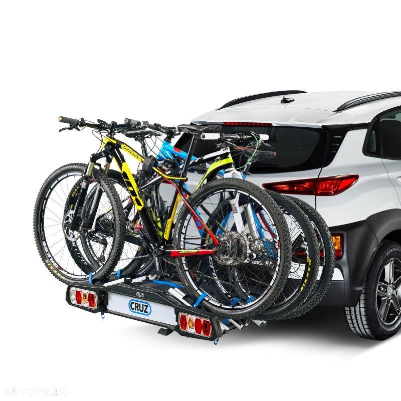 Suport pentru 3 biciclete, Cruz Pivot R3 940-512, cu prindere pe carligul de remorcare, 13 pini, Nou_Pret Importator, emitem Factura & Garantie - 3