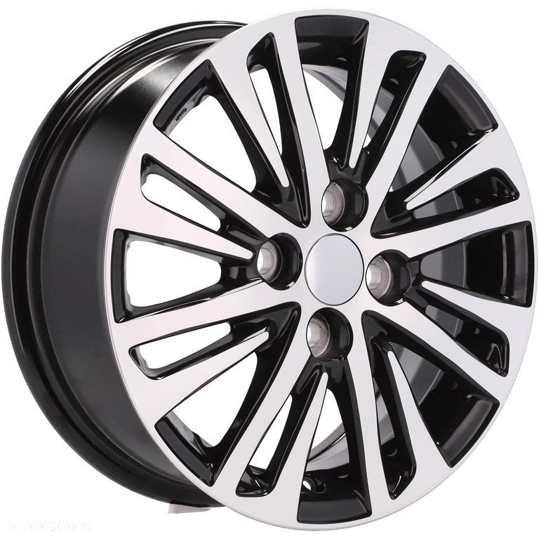 4x Felgi 14 4x100 m.in. do KIA Picanto RIO I-IV Sephia Shuma MAZDA 2 II TOYOTA Yaris - F1438 (LU1437 - 3