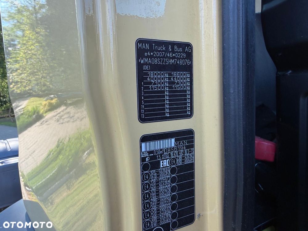 MAN TGS 18.420 / EURO 6 / wywrotka asenizacja hakowiec bramowiec - 5