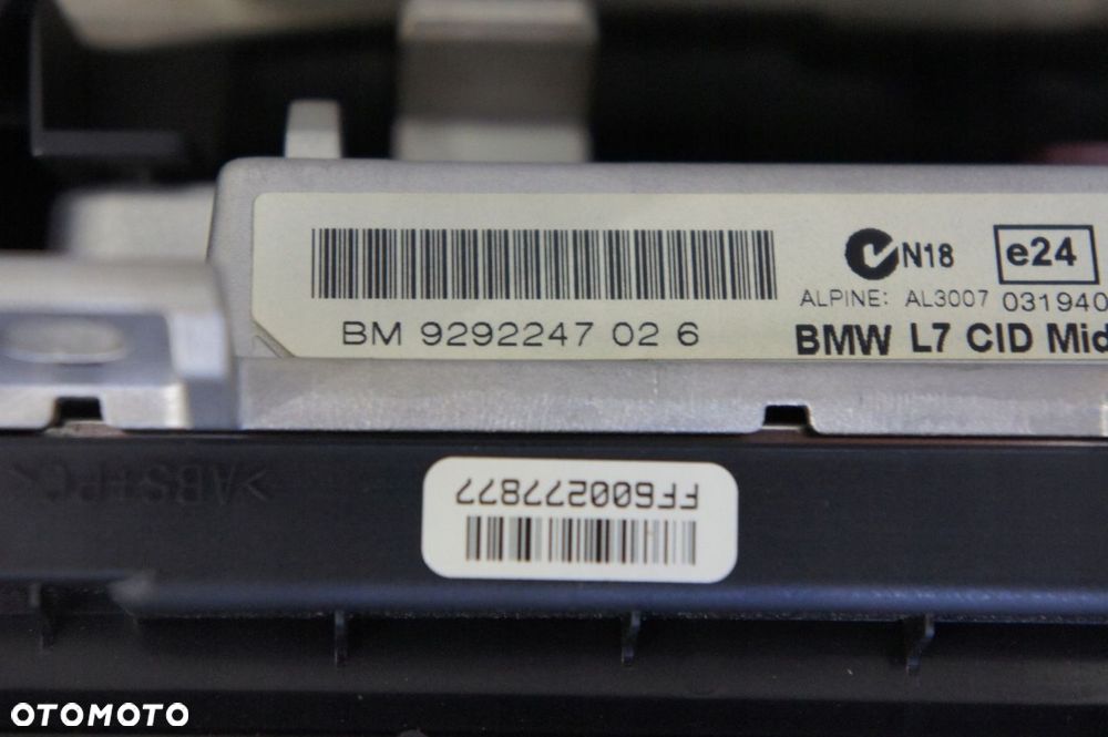 NR 350 MMi Wyświetlacz BMW 3 F30 F31 F32 929224702 - 6
