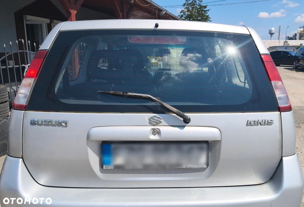 SUZUKI IGNIS I 02r KLAPA BAGAŻNIKA SZYBA TYŁ KOMPLETNA - 1