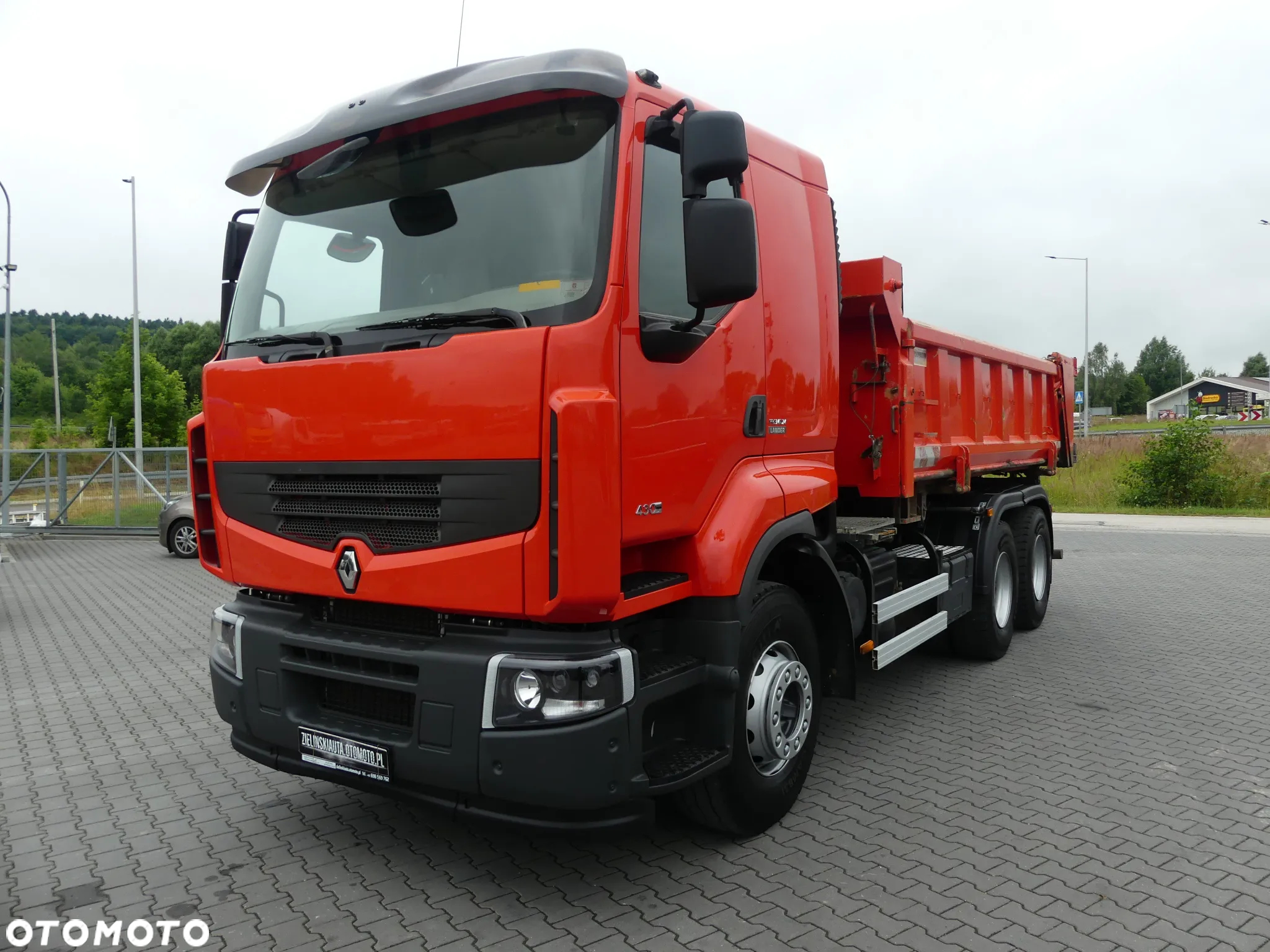 Renault LANDER 430DXI / 6x4 / WYWROTKA 2-str / HYDROBURTA / RETARDER / - 4