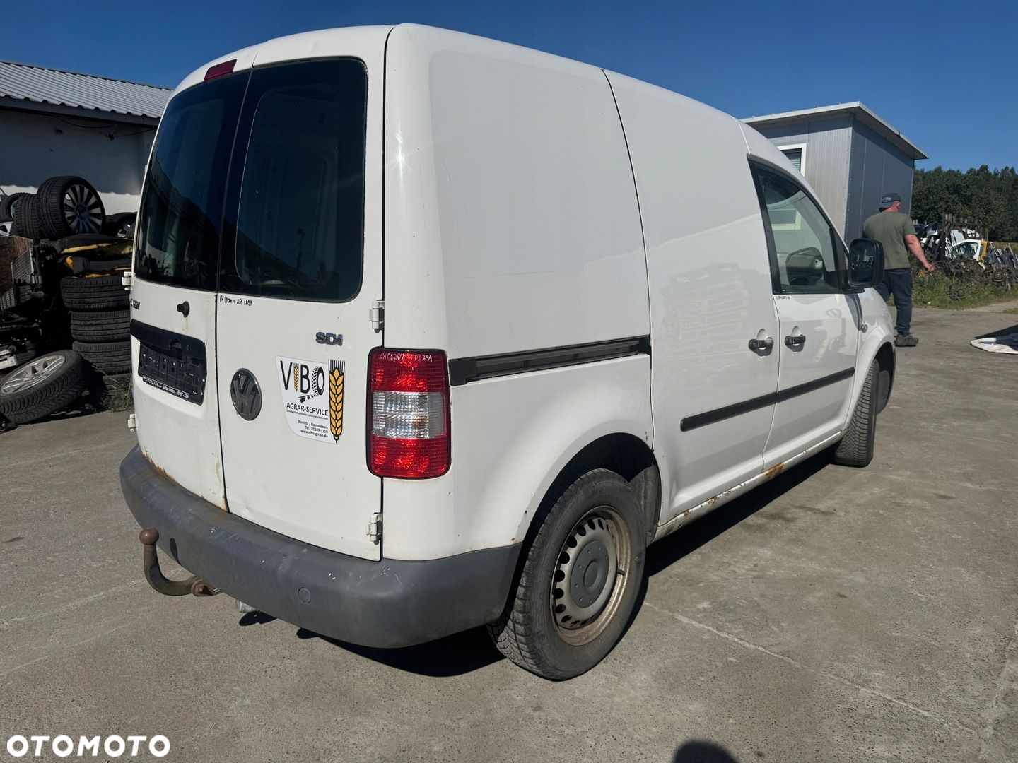 VW CADDY III PRAWE SKRZYDŁO KLAPY BAGAŻNIKA DRZWI BAGAŻNIKA LB9A - 15