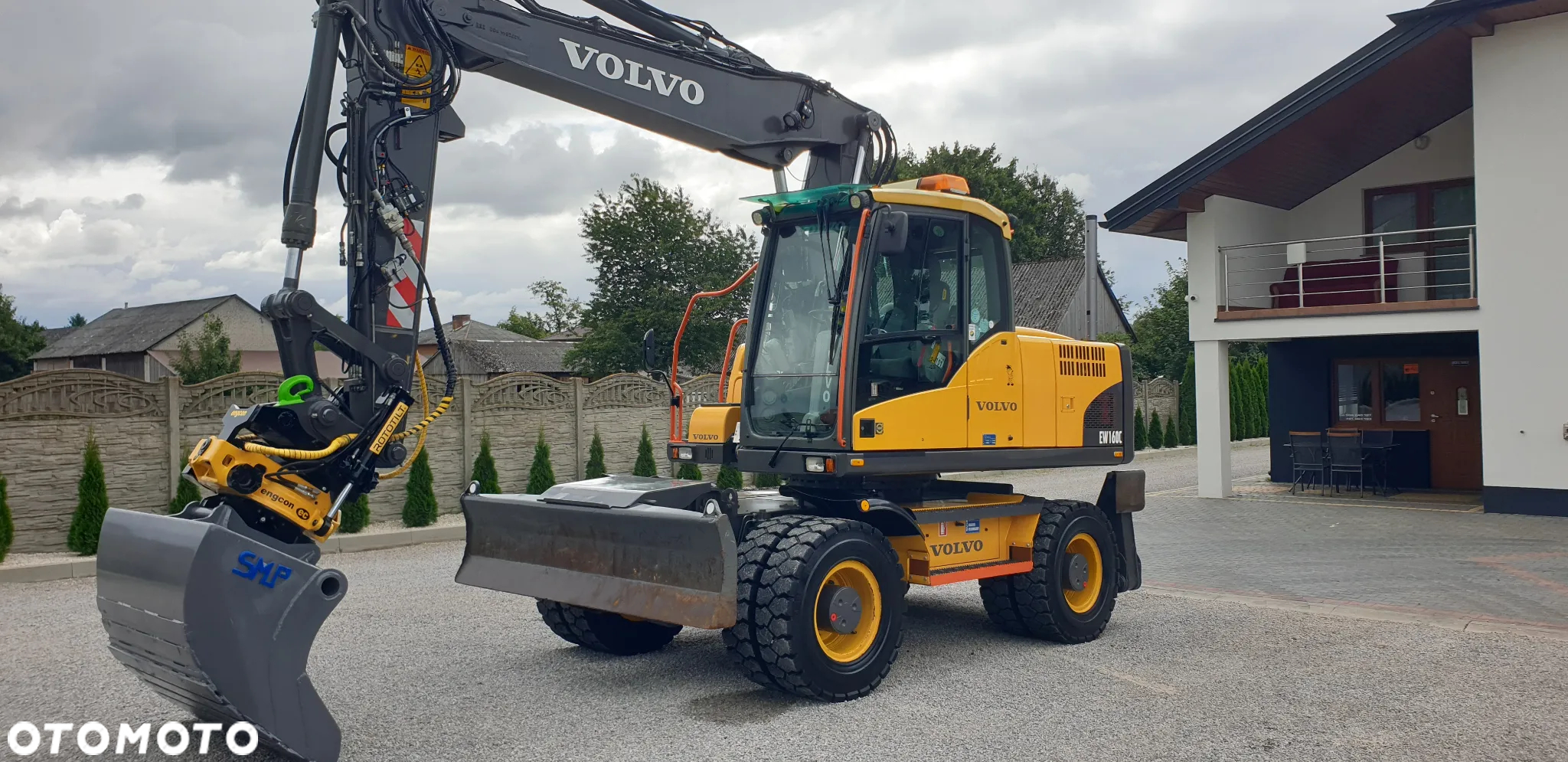 Volvo EW160C  sprowadzona ROTOTILT serwisowana 2010rok - 8