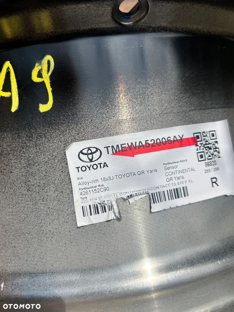 Felga Yaris GR 18'' Enkei 8x18et45 - 3