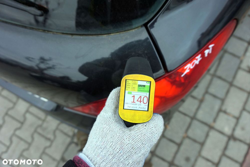 KLAPA BAGAŻNIKA TYLNA 207  5D HB EXLD  CZARNY PEUGEOT 2006-2009 - 5