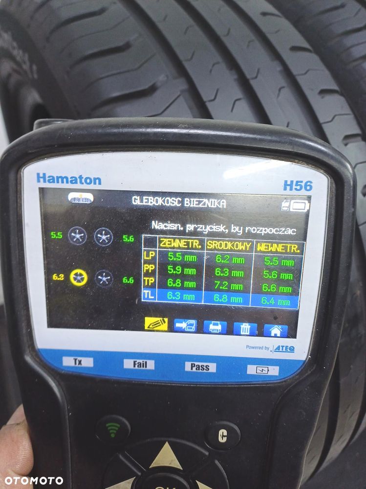 4x 185/55r15 continental  letnie 6mm 60022 - 11