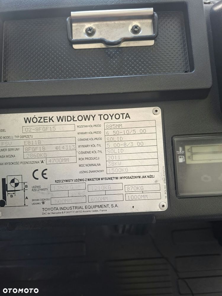 Toyota 02-8FGF15 - 16