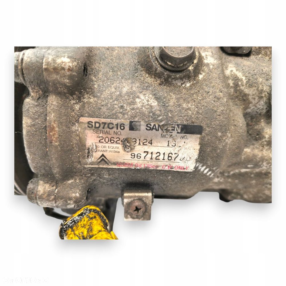 SPRĘŻARKA KLIMATYZACJI Peugeot 308 3008 Citroen C4 1.6 HDi 9671216780 - 5