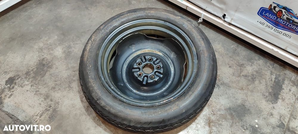 ROATĂ REZERVĂ TOYOTA PRIUS R16 5X100 T135/80 D16 / 2009-2015 - 2