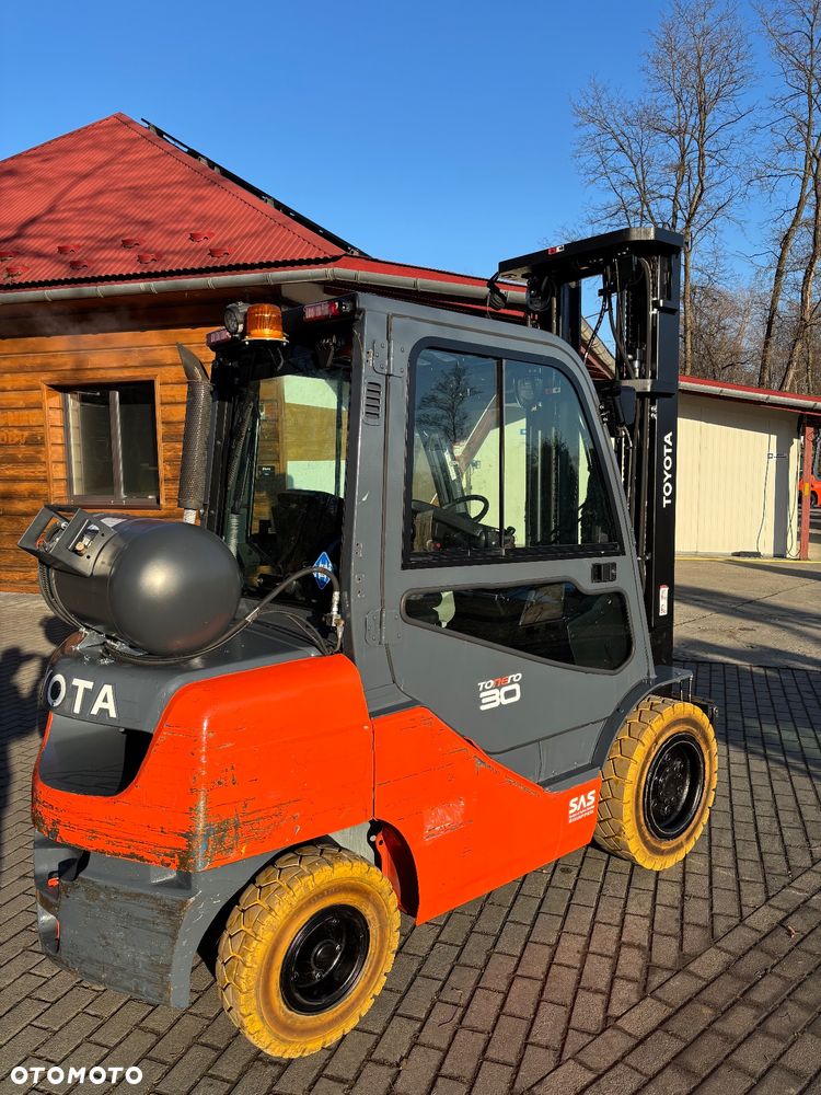 Toyota 8FGF30  Tonero 3t Tony LPG BENZYNA triplex 48 500 NETTO!!! 2019R - 6