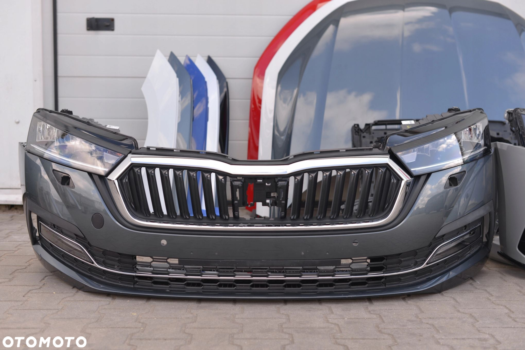 MASKA ZDERZAK RS GRILL BŁOTNIK LAMPA PAS BELKA SKODA OCTAVIA 4 IV 2020-2024 - 9
