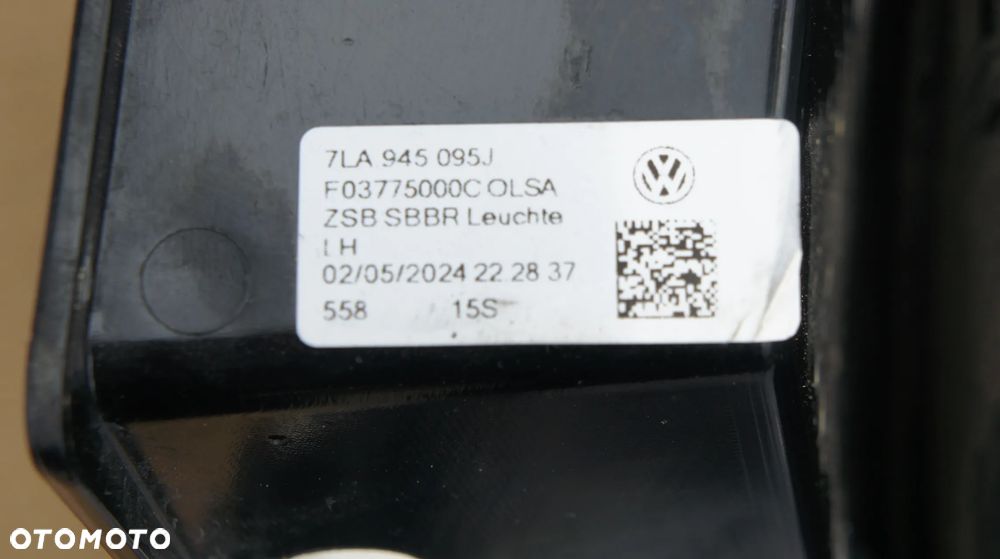 TYLNA LEWA LAMPA VW TRANSPORTER T6.1 - 6