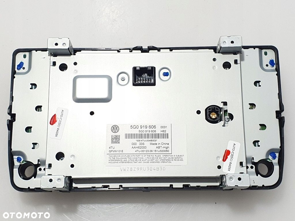 VW GOLF VII SPORTSVAN MONITOR NAWIGACJI MMI EKRAN LCD 5G0919606 SUPER STAN - 10