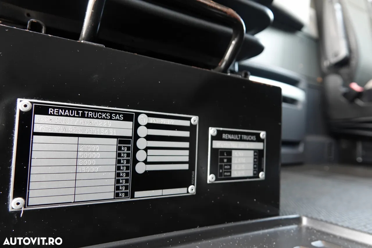 Renault T 520 / CABĂ ÎNALTĂ / CONTRACTUL SERVICII POST - 38