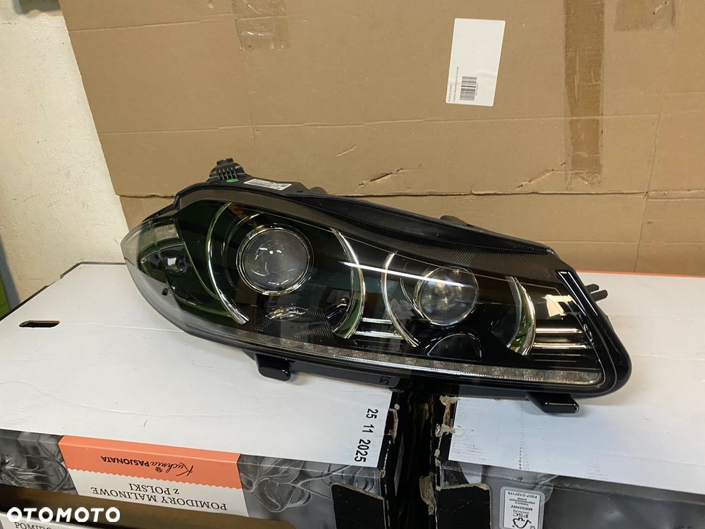 lampa jaguar xf X250 bi xenon skętny led prawa eu cała - 2