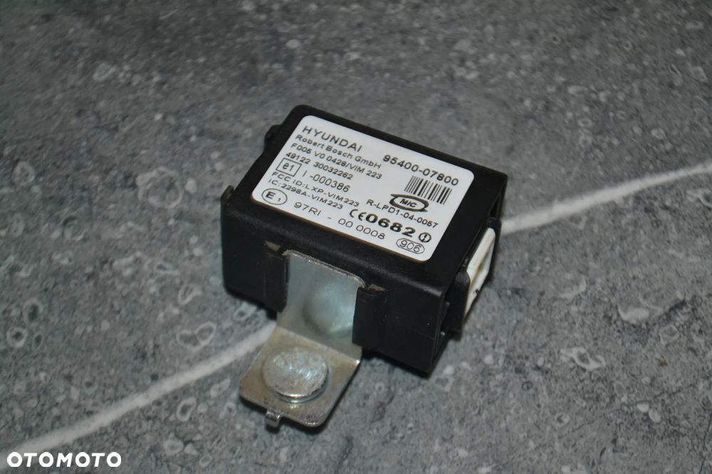 KIA HYUNDAI MODUŁ STEROWNIK IMOBILAJZERA 95400-07800 - 1