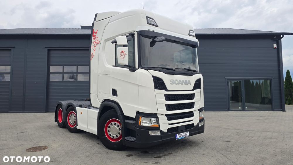 Scania Scania R500 bez EGR 6x2 pusher retarder full air 2 zbiorniki super stan świeży import! - 12