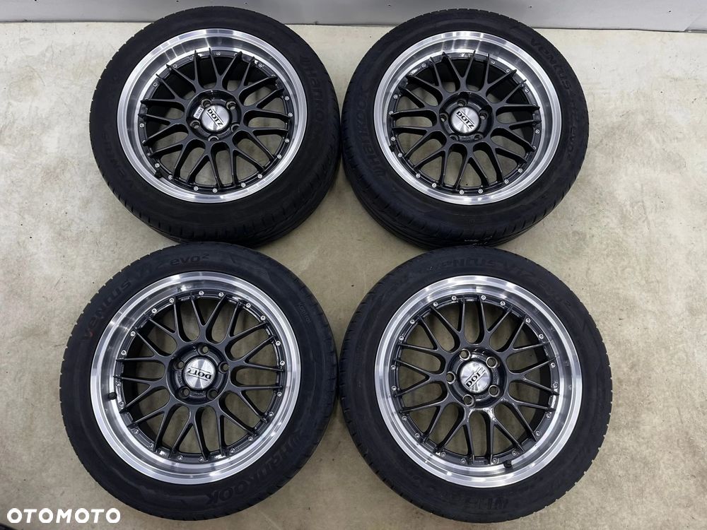 Felgi aluminiowe VW Volkswagen Audi Seat Skoda r17 cali 7,5jx17 ET48 5x112 DOTZ REVVO DARK polerowan - 1