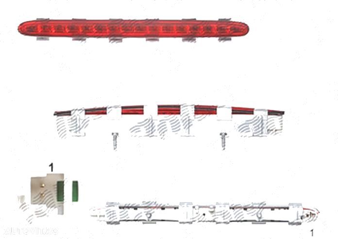 Stop frana suplimentar Mercedes Clasa Clk (C209) 06.2002-03.2010, TYC, Spate, LED; ; - 1