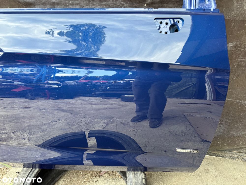 DRZWI PRAWE PRZÓD PRZEDNIE OPEL ASTRA V K GRANATOWE W KOLOR - 6