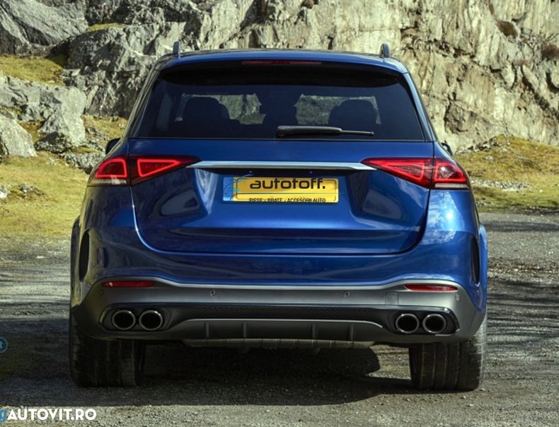 Difuzor 53AMG Mercedes GLE W167 SUV (2019+) Full Black - 8